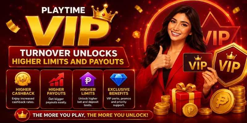 Playtime VIP: Turnover Unlocks Higher Limits and Payouts 3 playtime vip
